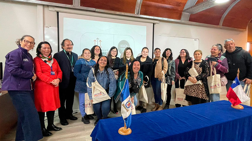 Inauguración del Programa de Apoyo a la Microempresa (AMI) en la FAE Usach