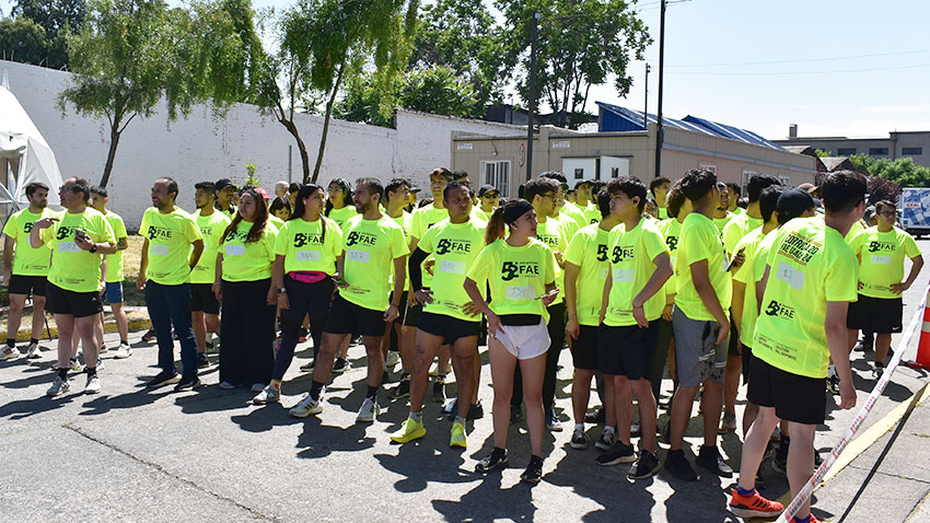 Con espíritu deportivo la Facultad de Administración y Economía Usach celebra 52 años de legado académico con una gran corrida.