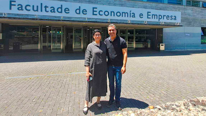 Director del MBA USACH visita la Universidad da Coruña para avanzar en el acuerdo de Doble Grado académico y colaboración internacional