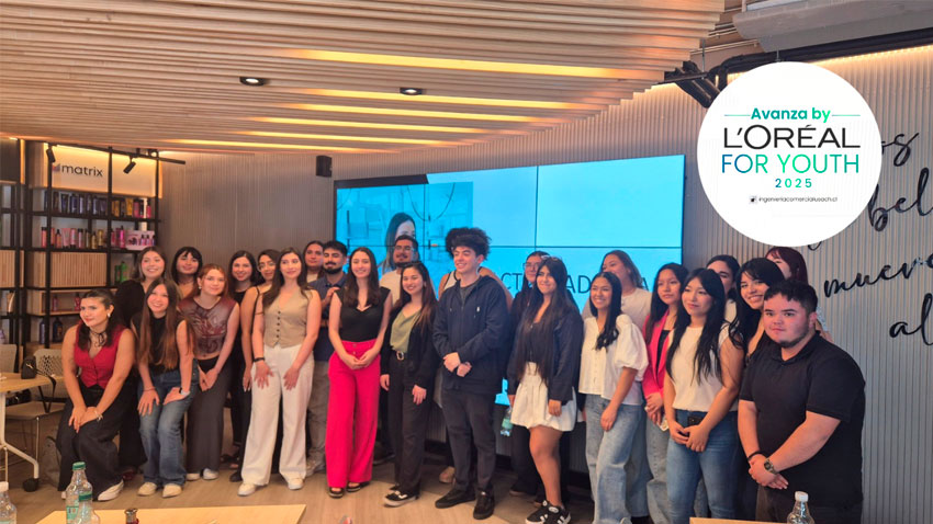 De la teoría a la experiencia sensorial: FAE Usach y L’Oréal fortalecen talento joven con enfoque sostenible