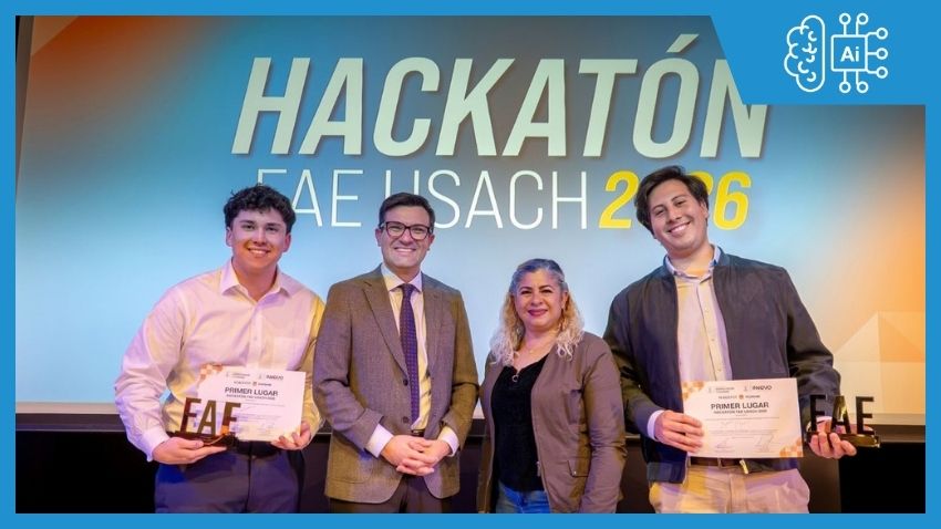  Equipo de Ingeniería Comercial en Administración obtiene el primer lugar de la Hackatón FAE Usach 2026